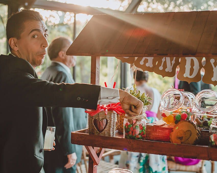 pilladas en bodas