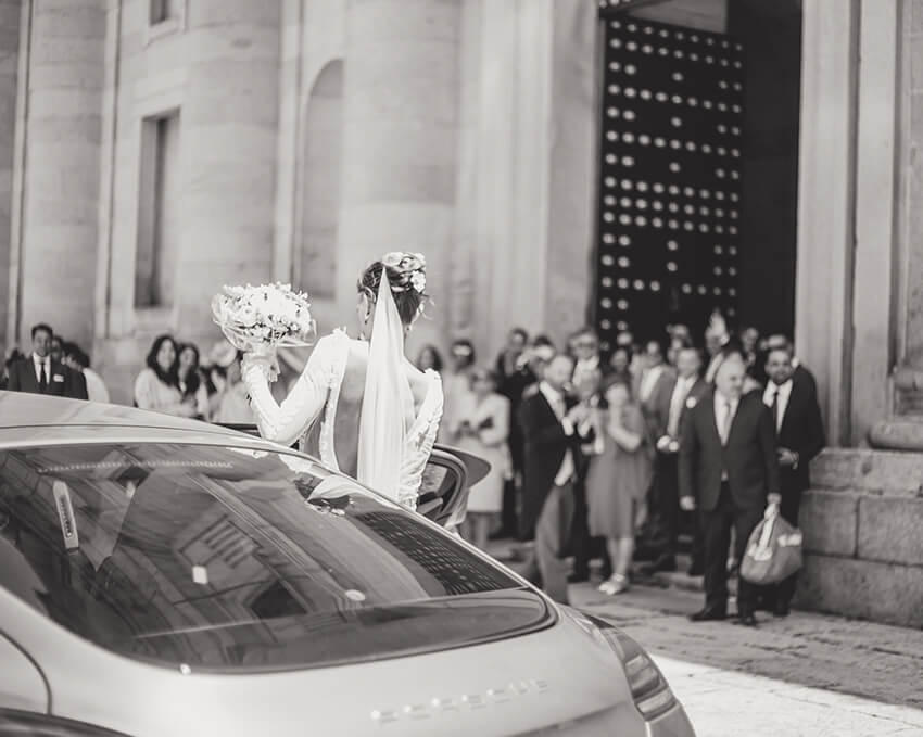 coche de los novios